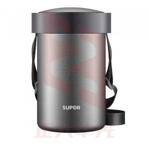 苏泊尔 SUPOR KF20H1 保温饭盒保温提锅 304不锈钢保温真空学生成人便当盒 2.0L 深邃灰XTGM2023070213020913