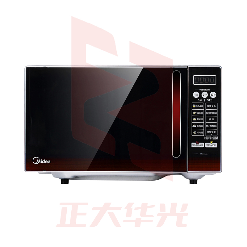 美的（Midea）电脑版操作 家用微波炉 光波烧烤 平板式20L EG720KG3-NR1 微蒸烤一体企业采购