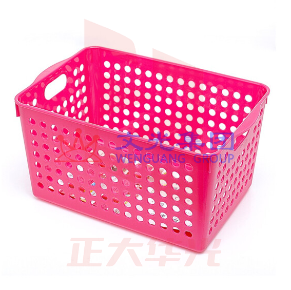 塑料带孔收纳篮  收纳筐 29*13*13     XTGM202302150920522
