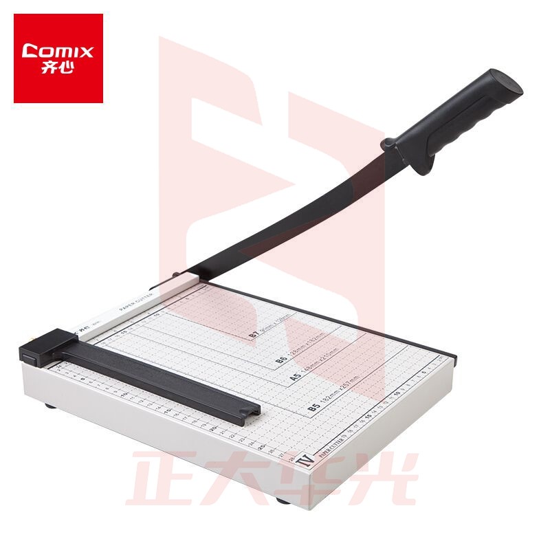 齐心(Comix)  B2781   钢质切纸机/切纸刀/裁纸刀/裁纸机 305mm*254mm 灰色 VDSA11251450153728