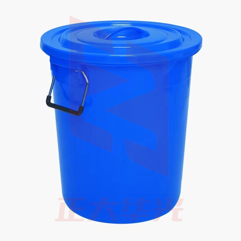 储水桶 圆形大容量水桶 兰色带盖 65L XTGM202309181529380