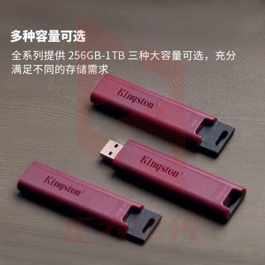 金士顿(Kingston)512GB USB3.2 Type-A 大容量固态U盘 优盘  闪存 DTMAXA 读速高达1000MB/s 写速900MB/s 学习办公投标电脑通用 RLTL06181559406814