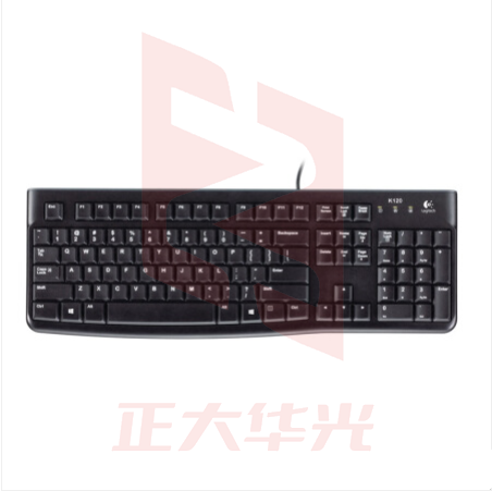 罗技(Logitech) K120有线键盘USB电脑台式机笔记本家用办公全尺寸键盘