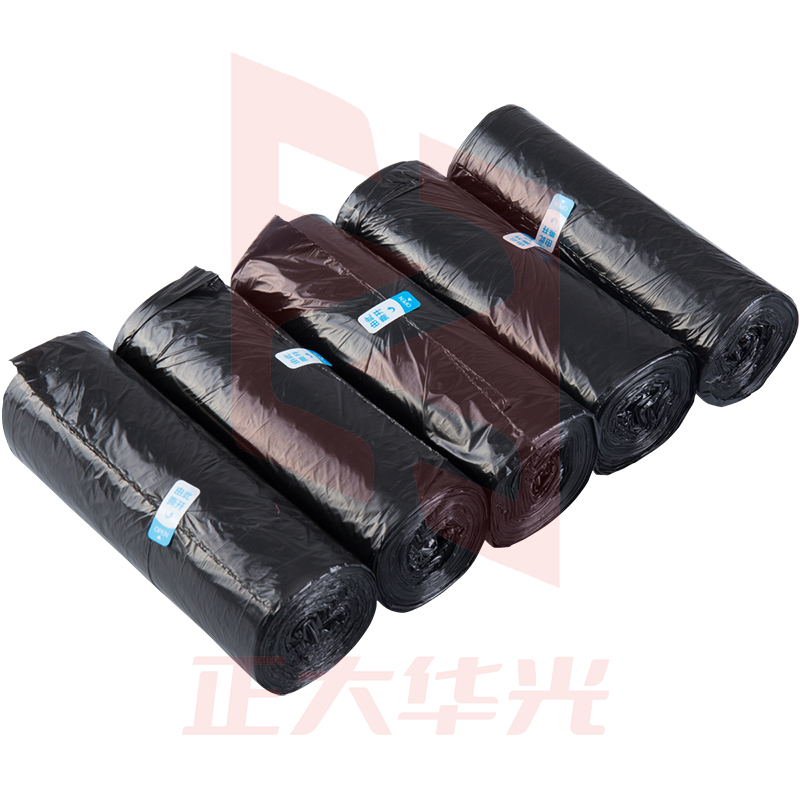 得力9588平底垃圾袋(黑)(5卷/包)450*500*0.007mm平底XTGM04091412334286