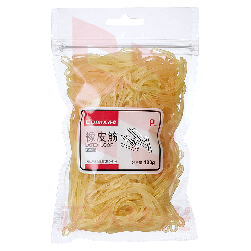 齐心 B3513 橡皮筋 100g  XTGM01281601356187