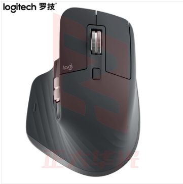 罗技(Logitech)MX  Master 4 鼠标 无线蓝牙鼠标 办公鼠标 右手鼠标 双模优联 石墨黑 带无线2.4G接收器