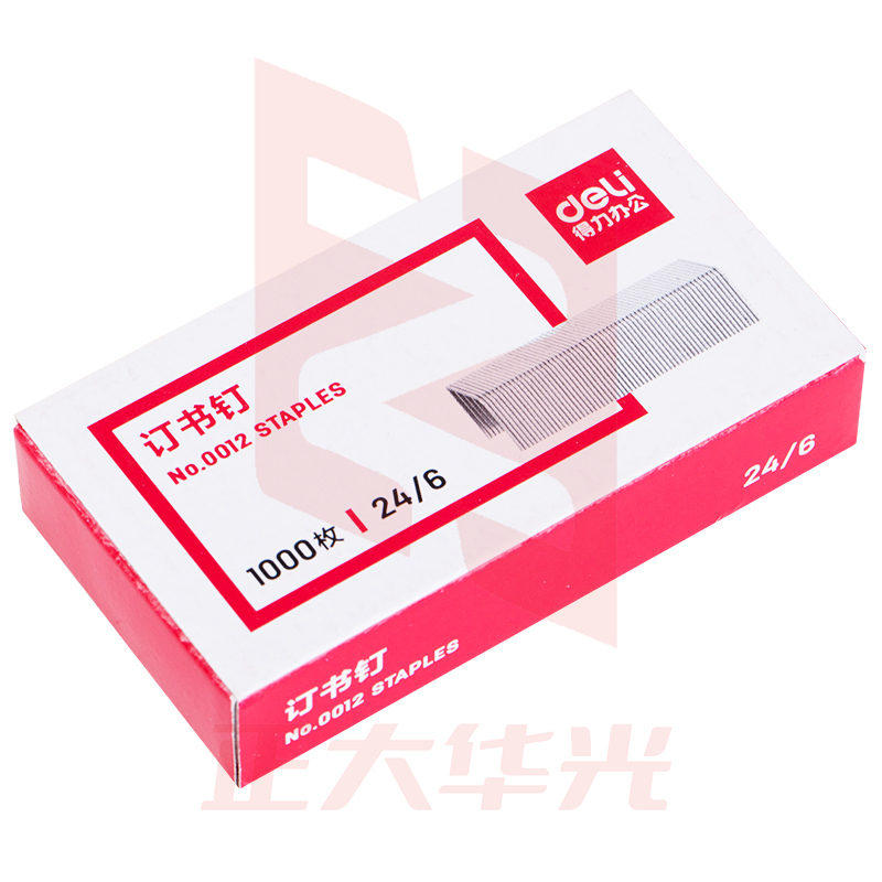 得力0012订书钉12#(1000枚/盒)XTGM022110121284