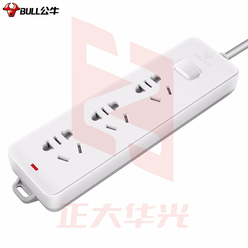 公牛 插座 GN-212 插座接线板 3位总控全长5米 YEDS08271615244390