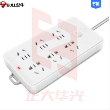 BULL/公牛接线板 GN-109K 线长1.8M  XTGM01081023116304