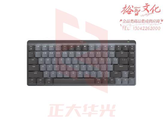 罗技(Logitech)MX MECHANICAL高性能低噪无线双模迷你机械键盘 智能键盘 84键 线性红轴 CDUW01071638109690