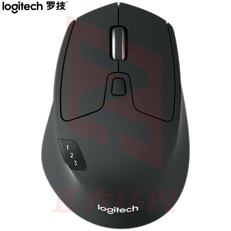 罗技(Logitech)M720   鼠标 无线蓝牙鼠标  黑色 带无线2.4G接收器 (XTGM202307211318328)