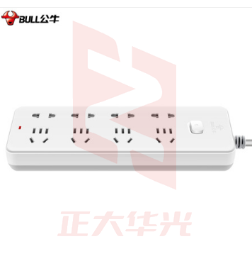 公牛(BULL)GN-218 10M总控插线板/插排 10米 KJNG05141430377572